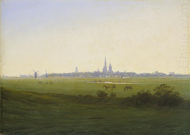 Wiesen bei Greifswald, Caspar David Friedrich